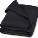 Facmogu Speaker Grill Cloth, 67"x20" Speaker Cloth Speaker Cover Fabric Stereo Mesh Replacement for Home Speakers, Stage Audio Speakers and Vintage Carpet Subwoofer Repair - Black Mesh Fabric