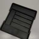 MERRYBOX Dish Drying Rack Space-Saving Dish Racks for Kitchen Counter, Rustproof Drying Rack Kitchen with Large Utensil Holder and Increased Feet, 16.5" D x 11.4" W x 5.65" H, Black