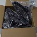 HOUSE DAY Velvet Baby Hangers 50 Pack, Premium Children's Hangers for Baby, Infant & Toddler Clothes, Durable Non Slip Baby Felt Hangers Black, 11 Inch Baby Hangers for Closet, Ideal for Everyday Use