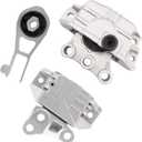 Engine Motor Mount Compatible with 2016-2018 500X 2015-2020 Renegade 17-20 Compass 15-18 Ram promaster City 2.4L Replace for A5862 A5898 68258599AA 68363755AA 68363756AA