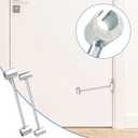 2pcs Hinges Gap Adjusting Wrench, 0.55-0.98in Door Hinge Repair Tool Door Hinge Adjustment Hinge Bender Hinge Wrench for Commercial Standard Gauge Heavy Duty Door Fire Clean Room Security Door