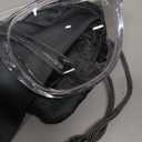 Stoggles Square Z87.1 Certified Polycarbonate Wide Fit Safety Glasses, Scratch & Shatter-Proof, Blue-Light & UV Blocking Lens, Top & Side Shields, Anti-Fog Dip Coated, Protective & Stylish Eyewear (Clear)