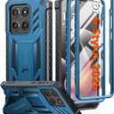 FNTCASE for Motorola Moto G-Stylus-2026 Case: with [Built-in Screen Protector & Kickstand] [2 Front Frames] [Military-Grade Drop Protection] Heavy Duty Shockproof Rugged Protective Cover Blue