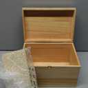 YeeBeny Golf Scorecard Collection Box, Golf Storage Box With 5 Wooden Dividers, Scorecard Keeper For Keepsakes Cards Club Storage Score Book Pencil Log, Unique Golf Gift (Brown)