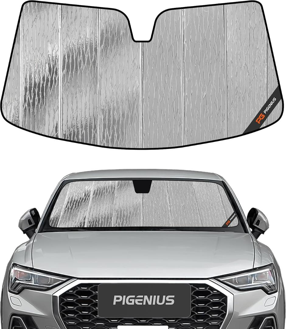 Pigenius Windshield Sun Shade for Audi Q3/Q3 Quattro 2015-2018 Front Window Sunshade - AstraGuard