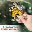 Taco Christmas Ornaments 2025 - Unique Taco Bell Ornament, Funny Food Lover Gift, Hilarious Gifts for Friends and Tree Decor, Funny for Women Men Boys Girls Neighbors