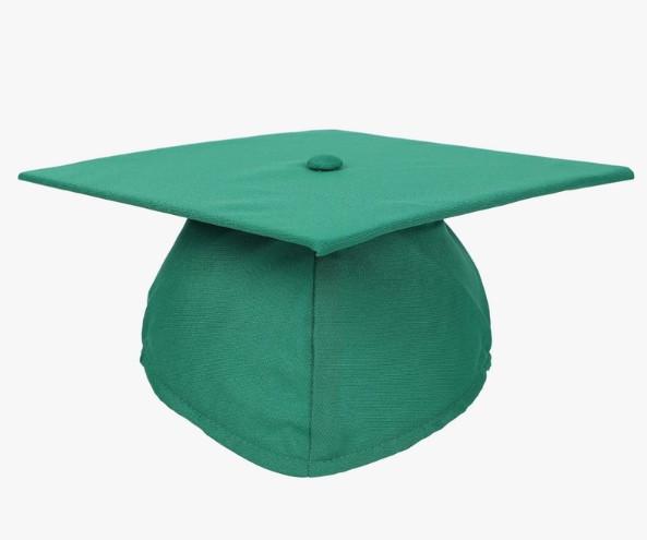 Unisex Adult Matte Graduation Cap with Tassel Year Charm 2025 Pack of 2