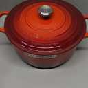 Le Creuset Enameled Cast Iron Signature Round Dutch Oven, 9 qt., Cerise
