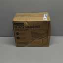 ELPHECO Kitchen Compost Bin with Lid 1.8 Gallon Hanging Trash Can with Lid, 7 Liter Wall-Mounted Garbage Can for Kitchen Cabinet Door, Small Under Sink Trash Can for Counter Top, Bathroom, Black