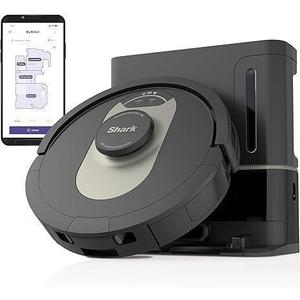 Shark AV2501AE AI Robot Vacuum with XL HEPA Self-Empty Base, Bagless, 60-Day Capacity, LIDAR Navigation, Perfect for Pet Hair, Compatible with Alexa, Wi-Fi Connected, Carpet & Hard Floor, Black