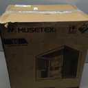 MUSETEX ATX PC Case, 6 PWM ARGB Fans Pre-Installed, 360MM RAD Support, Type-C Gaming PC Case, 270 Full View Tempered Glass Mid Tower, Pure White ATX Computer Case,Y6