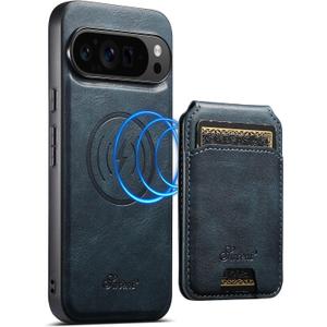 PASNEW Premium Case for Pixel 10 Pro XL,Leather Wallet Card Holder [3 Cards] Kickstand Wallets with Magnetic Wireless Charging Cover for Google 10Pro XL Shockproof,Black