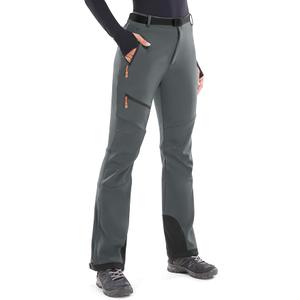 Heathyoga Women’s Snow Pants Waterproof Ski Pants for Women Snowboard Pants Women’s Hiking Pants Fleece Cargo Pants Gray, Size Medium