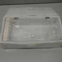 Necklace Holder, Acrylic Necklace Organizer, Rotatable Clear Jewelry Holder Organizer Display Case for Long Necklaces Pendant Bracelets, Jewelry Holder Box with Velvet Tray for Rings Earrings