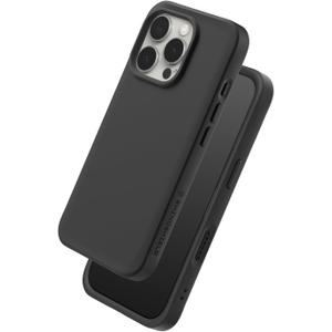 RhinoShield Case Compatible with iPhone 16 Pro | SolidX - Reinforced Shock-Absorbing Slim Design Protective Cover with 3.5M / 11ft Drop Protection - Classic Black
