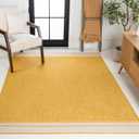 JONATHAN Y Mingled Solid Indoor Outdoor Area Rug 5X8 Yellow/Cream, Alda Modern Minimalist for Backyard, Patio, Porch, Easy-Cleaning, High Traffic, Pet-Friendly, Non-Shedding (TSN213C-5)