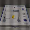 Etekcity Digital Body Weight Bathroom Scale, Large Blue LCD Backlight Display, High Precision Measurements,6mm Tempered Glass, 400 Pounds (11.9 x 11.9 inches, Silver)