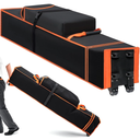 Heavy Duty Canopy Bag Replacement, Large Tent Storage Bag with Roller Wheels 63X10X10in, 800D Oxford Fabric Pop Up Canopy Replacement Parts