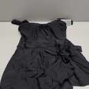 One Piece Swimsuits for Women Flowy Asymmetrical Hem Swim Dress with Shorts Built in, Size M