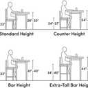 Solvang Wood Bar Stool- Brown Ale Finish