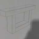 Tribesigns 63" Console Table, Farmhouse 2-Tier Entryway Table with U-Shaped Base, Narrow Long Wood Sofa Table Behind Couch Table for Living Room, Hallway, Foyer, Vintage Brown