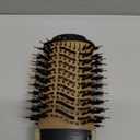 Hot Air Brush Dryer, Oval Brush for Blow Drying, Hair Dryer Brush One-Step Hot Air Styling Tools, 1000W, Ceramic Coating, 3 Heat Settings, 360 Swivel Cord, Black & Gold