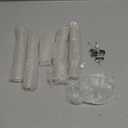 Clear Glass Teardrop Winter Ornaments Crystal Raindrop Hanging Ornaments Crystal Chandelier Drop Pendant Icicles Decorations for Christmas Tree Winter Party Supplies(22 Pcs,4 Large Size)