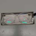 GUDVUE Oversized Blue Light Glasses, Computer Reading/Gaming/Phones Glasses, Anti Glare/UV400/Eye Strain, Large Square Frame