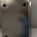 Enclosed Stainless Steel Cat Litter Box with Lid, XL Extra Large Litter Box for Big Cats, Metal Litter Pan High Sided, Never Absorbs Odors, Anti-Urine Leakage, Easy Cleaning, Include Scoop (B--Dark Gray)