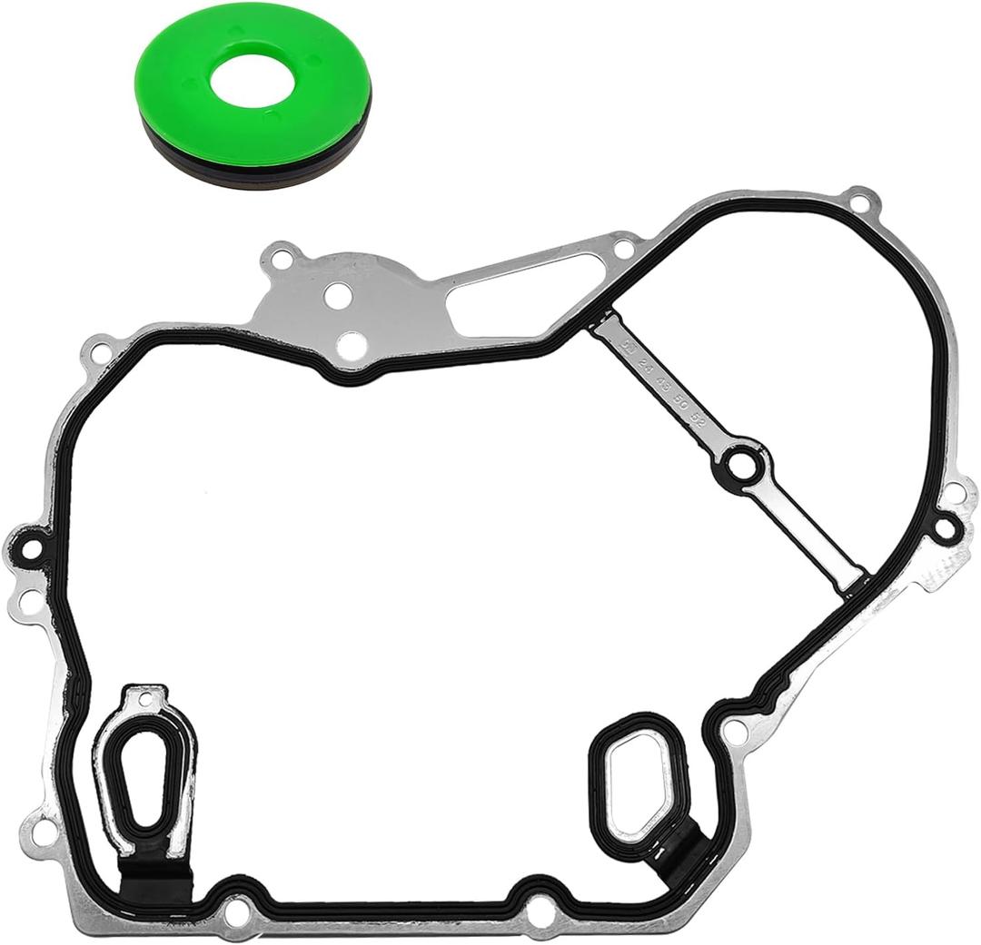 Timing Cover Gasket Set - Compatible with 2002-2016 2.0L 2.2L 2.4L Chevy Cobalt Captiva Sport HHR Impala,GMC Terrain,Pontiac G5 G6 Buick Regal, Verano, Replace# TCS46079, 24435052