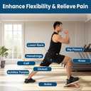 StrongTek 13 Wide Portable Wooden Slant Board, 5-Level Incline (15-35), Lower Grip Handle, Beginner & Rehab Friendly, Non-Slip Surface for Calf Stretching, Squats, Physical Therapy