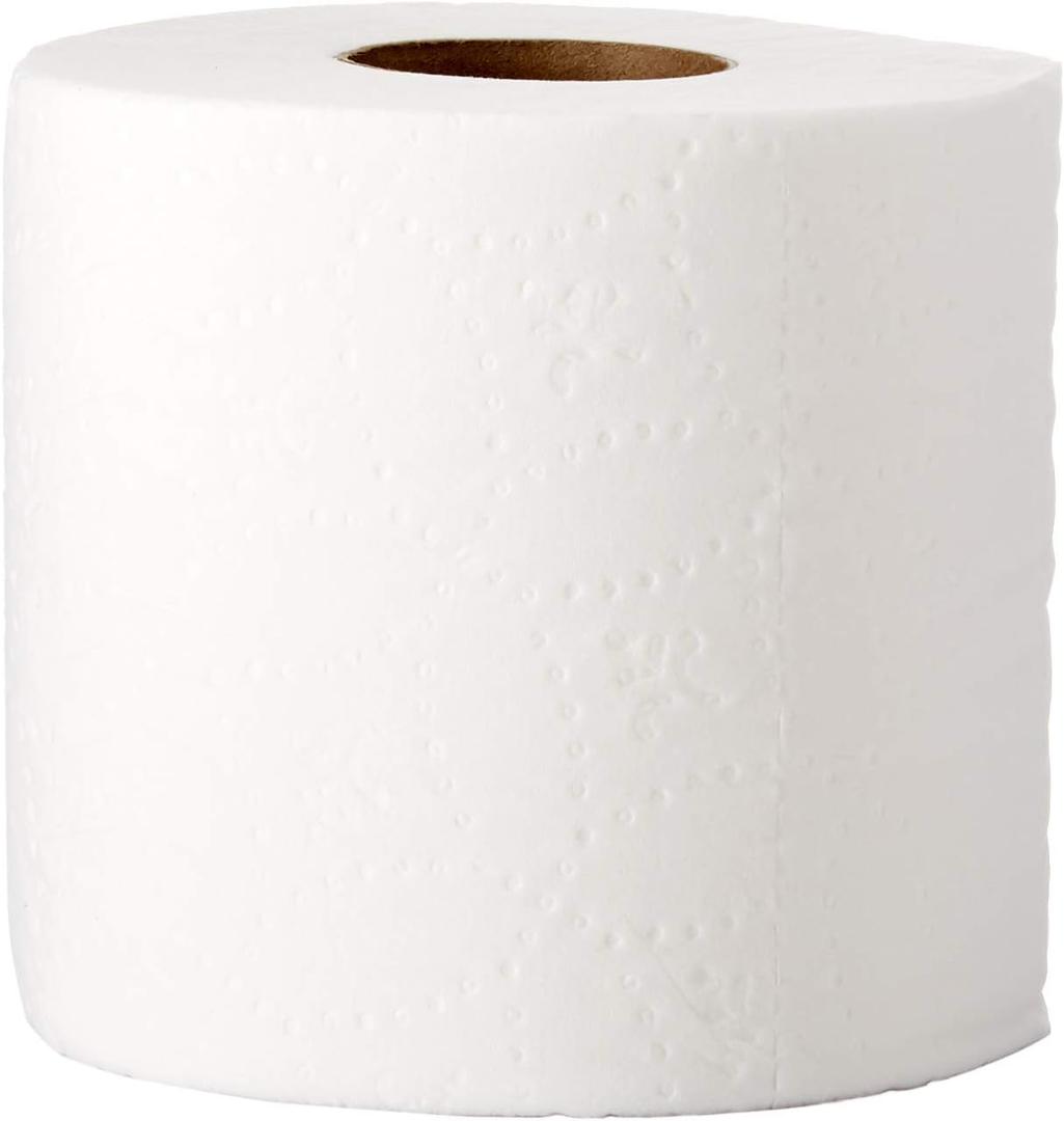 AmazonCommercial 2-Ply Ultra Plus Toilet Paper, Bath Tissue, Soft and Strong, Septic Safe, Unscented, 400 Sheets per Roll, 80 Individually Wrapped Rolls for Business Use