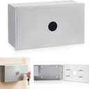 Key Lockbox for Outside 6" x 3.5" Surface Mounted Stainless Steel Key Storage Box for Apartment Buildings Box for Secure Entry Keys Management, Not Icnludes Lock