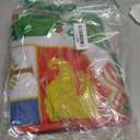 Double Sided 3ply Peru Flag 4X6FT with Inner Layer- Vivid Color, All Weather, Double Stitched Peruvian National Flags,Polyester Flags with Sturdy Brass Ring. (3ply 4x6)