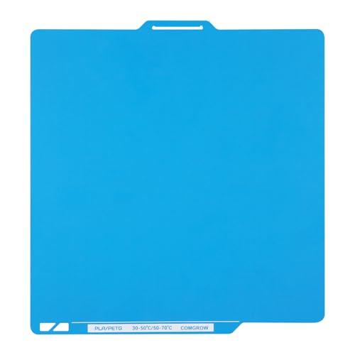 Comgrow ArcticGrip Aurora Cold Build Plate for Bambu-Lab A1 P1S P1P X1C X1E 3D Printers, 257x257mm Double-Sided Frosted Spring Steel Sheet with Super Strong Adhesion, Support Room Temperature Printing