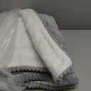 Ameritex Waterproof Dog Bed Cover Pet Blanket for Furniture Bed Couch Sofa Reversible (30x80 Inch (Pack of 1), Grey+dark Grey)