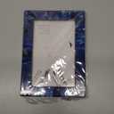 Handicrafts Home 4x6 Navy Blue Picture Frame  Handmade Photo Frame for Home Decor, Coastal Wall Decor, Modern Decor, Christmas & Winter Decor, Rustic Bone Inlay Frames Farmhouse Shelf & Living Room