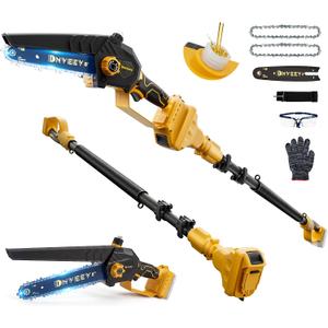 2-in-1 Cordless Pole Saw & Handheld Chainsaw