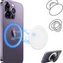 Frosted Magnetic Base for PopSocket Phone Grips Holder for iPhone 15/14/13/12 Removable Phone Stand Compatible with MagSafe Cases