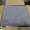 HONBAY Modular Sectional Sleeper Sofa with Pull Out Bed, Chenille L Shaped Couch with Storage Seats, Convertible Sectional Couches for Living Room, Warm Grey