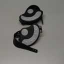 YBEKI Pro-Grade Exercise Bike Pedals with Adjustable Straps - 9/16" & 1/2" Spindle for Indoor Peloton/Schwinn/Spin Bikes | Heavy-Duty PP Plastic & PVC Straps + 500lb Capacity