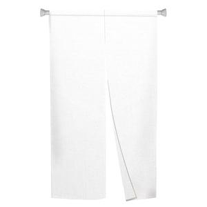 XMJJKUF Noren Japanese Doorway Curtain Japanese Door Curtains Window Treatment Pure White Printed Doorway Tapestry for Privacy Partition Divider Panel Kitchen Home Decoration 33.5" Width x 70.9" Long