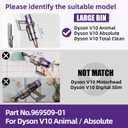 Dust Bin Replacement for Dyson V10 SV12 Animal and Absolute Vacuum Cleaner, Large Dirt Cup Container Dustbin for Dyson No.969509-01