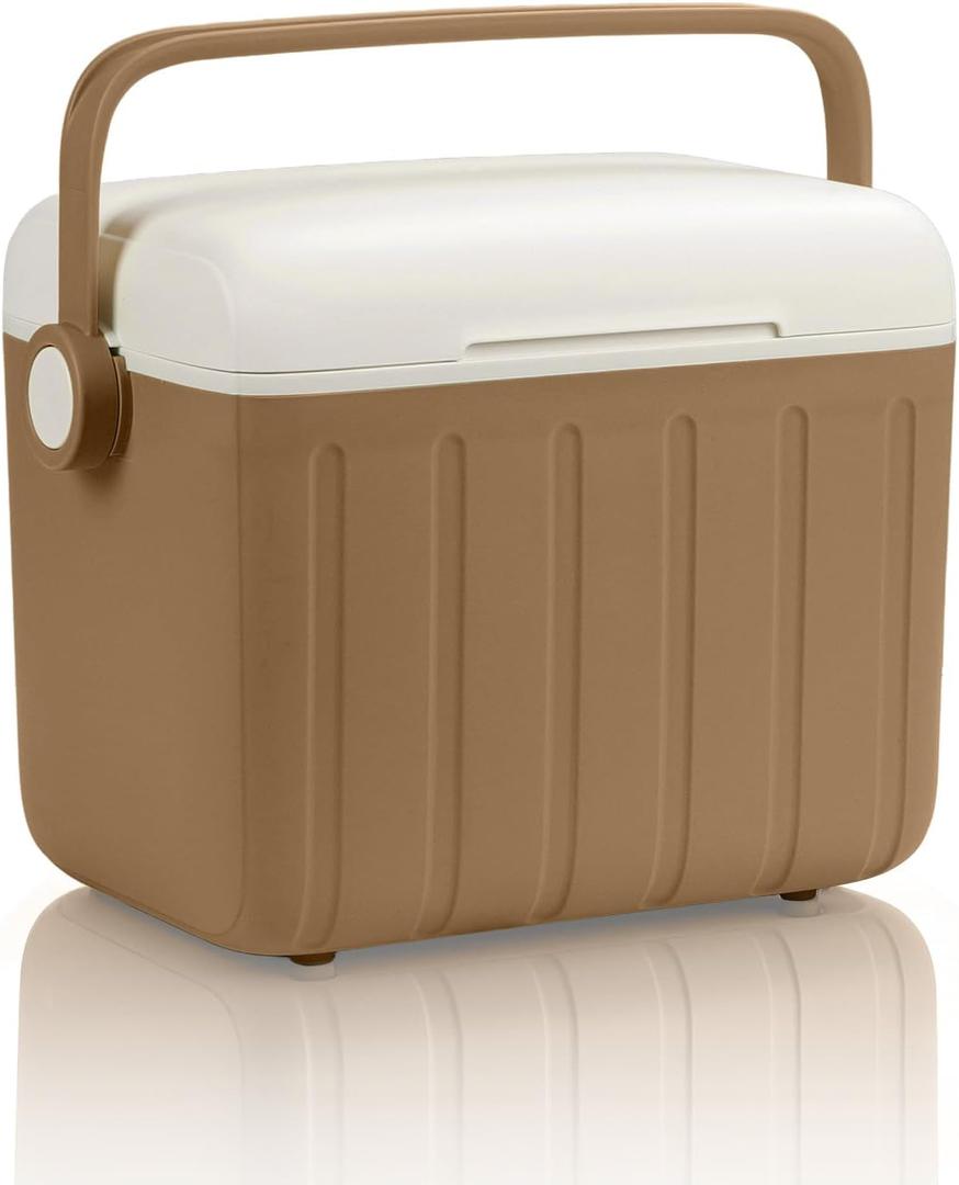 6Qt Northroad Camping Coolers,Stylish Macaron Color Durable Hard Cooler,Portable Insulated Ice Chest with 24/48 Hour Ice Retention,Multi- Size for Camping,Picnic,Beach,Travel, 6L/6.34QT