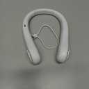 BLDC Neck Fan, Rechargeable, 3 Speeds, 1200mAh, USB Powered, White (FF05)