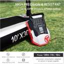 SUP Pump for Paddle Board, 22PSI High Pressure Electric Air Pump for Paddle Board Inflator and Deflator with 12V DC Car Connector and Portable Boat, Kayak Accessories for Water Sports, 13ins