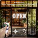 40" x 14" Large LED Open Sign with Remote Control High Bright Visibility Business Signs 14 Mode Electric Display Sign Suitable for Shop, Bar, Hotel, Retail and Restaurant