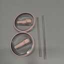 Tumbler Lid Replacement for Hydrojug Traveler 40oz Water Bottle With Handle(ONLY), Flip Straw Lid for Hydrojug 40oz Tumbler, Accessories for Hydro Jug, Leak Proof and BPA Free(Pink)