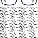 Yexiya 50 Pack Reading Glasses Bulk for Men Women Frame Eyeglasses with Spring Hinge Traditional Readers for Office Home (EXP 02/05/29) +3.00