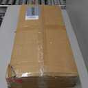 Coat Rack Freestanding Clothing Rack with Wheels & 2 Shelves Storage & 5 Hooks Heavy Duty Clothes Rack Wood Coat Tree Stand Hat Hanger Rack for Corner Bedroom Entryway Living Room Hotel Size L